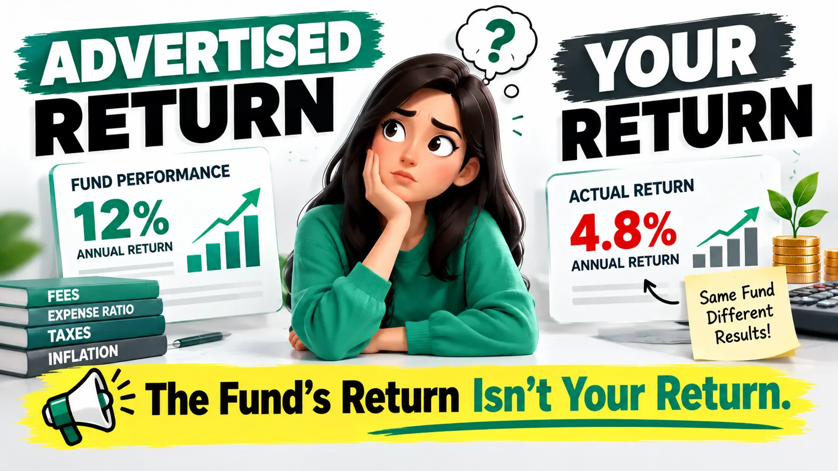 Why a fund's advertised trailing return differs from your personal XIRR on a SIP